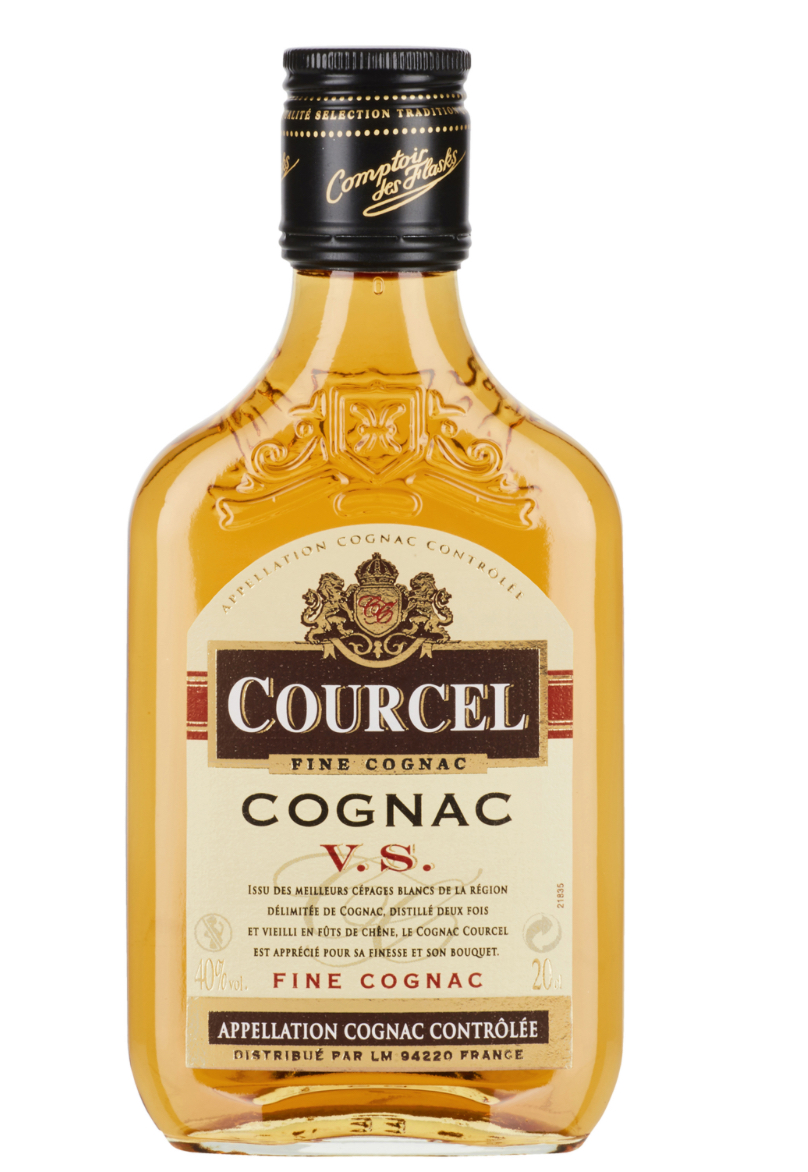 Flash whisky Jack Daniel ou Cognac + canette et bouteille d’eau 