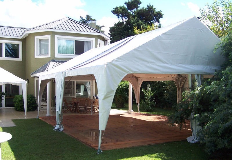 Carpa 6x12 cerrada o abierta con piso