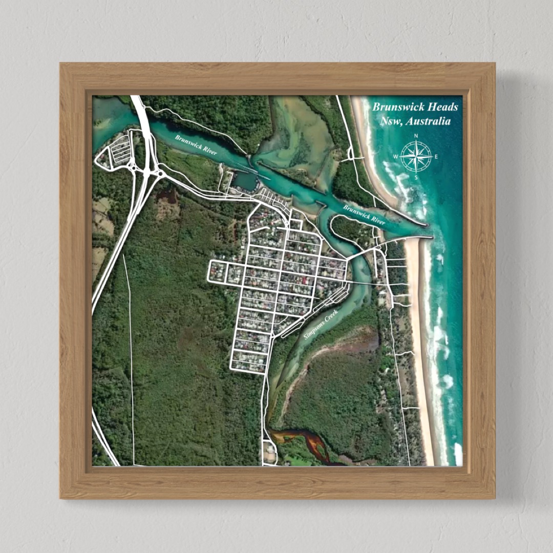 Brunswick Heads Town, Nsw, Australia