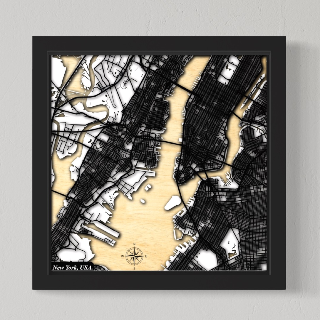 New York City, USA (White Land, Black Roads)