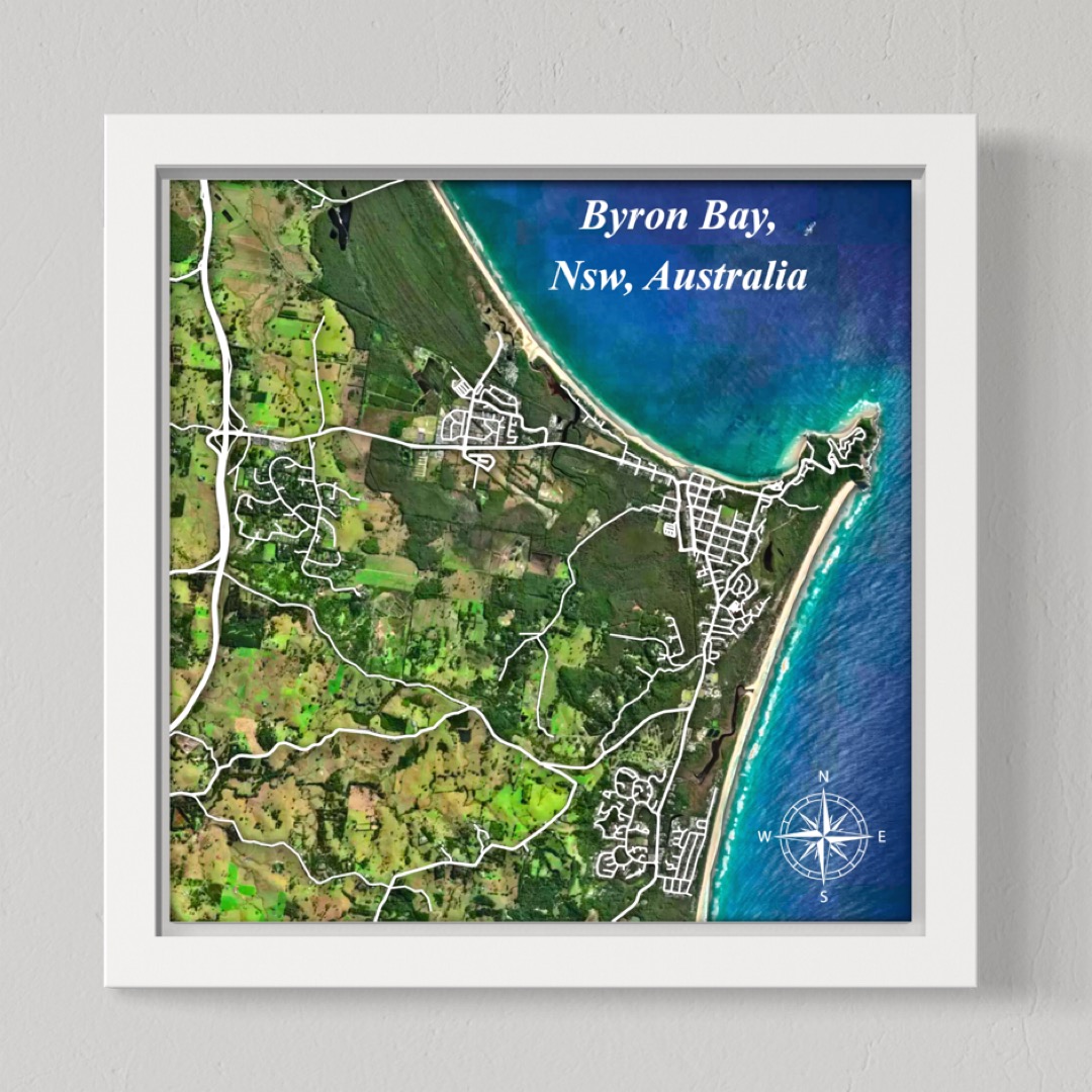 Byron Bay Town (Mid View), Nsw, Australia