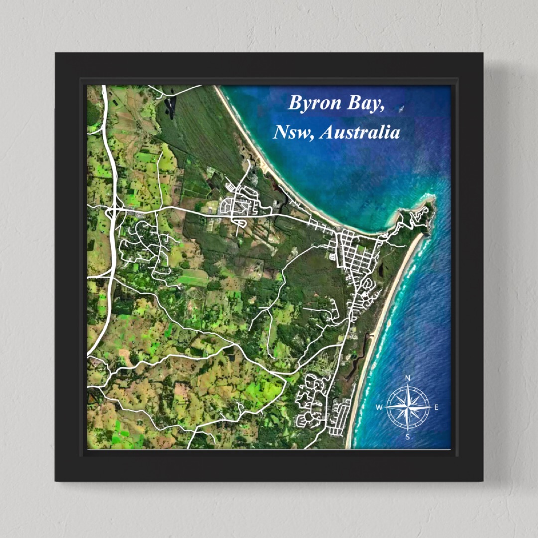 Byron Bay Town (Mid View), Nsw, Australia