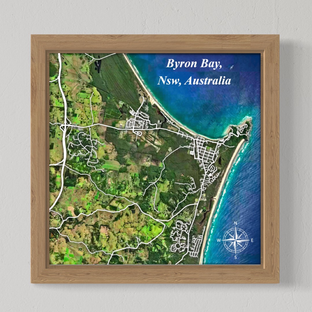 Byron Bay Town (Mid View), Nsw, Australia