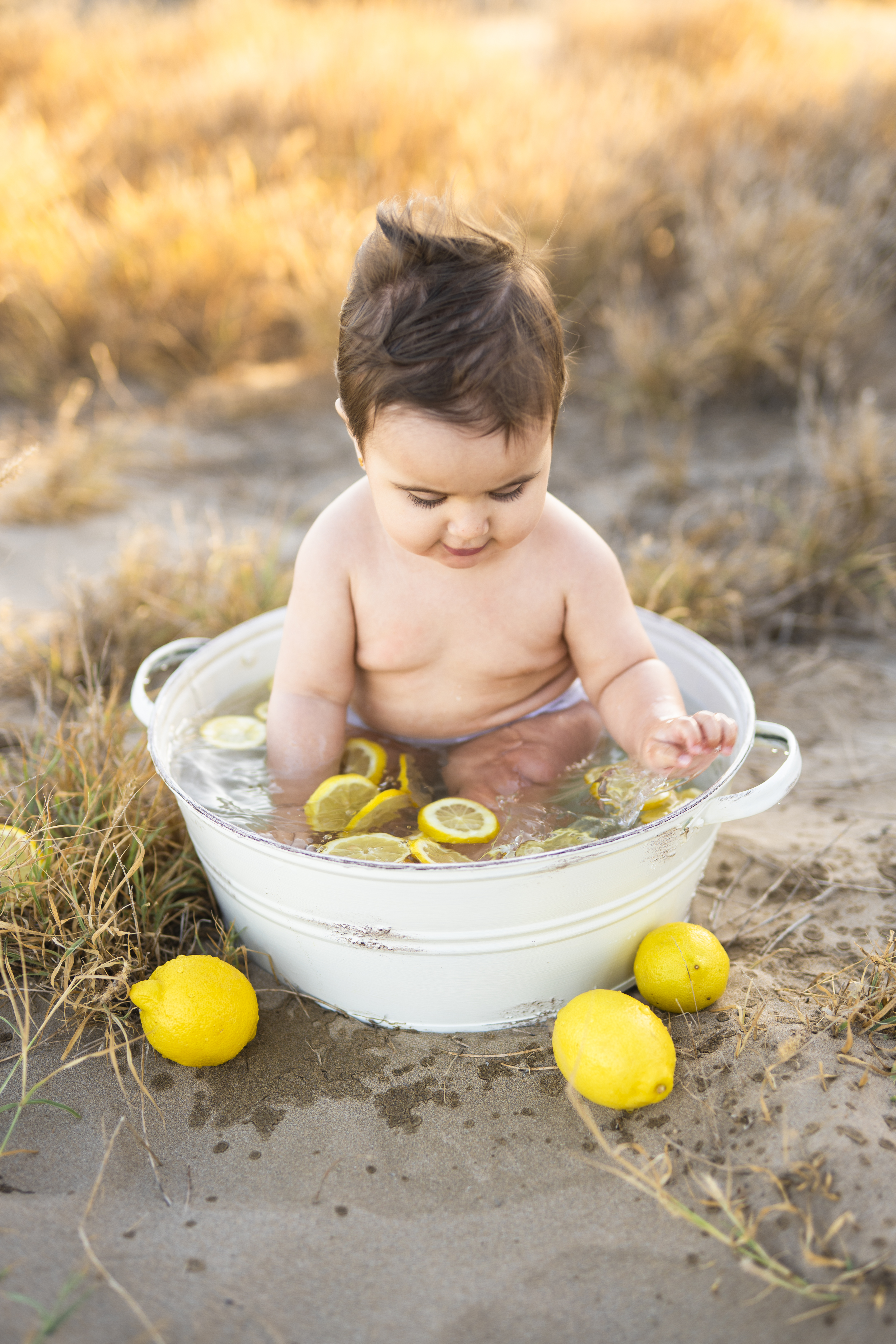 Sesión bebé limones
