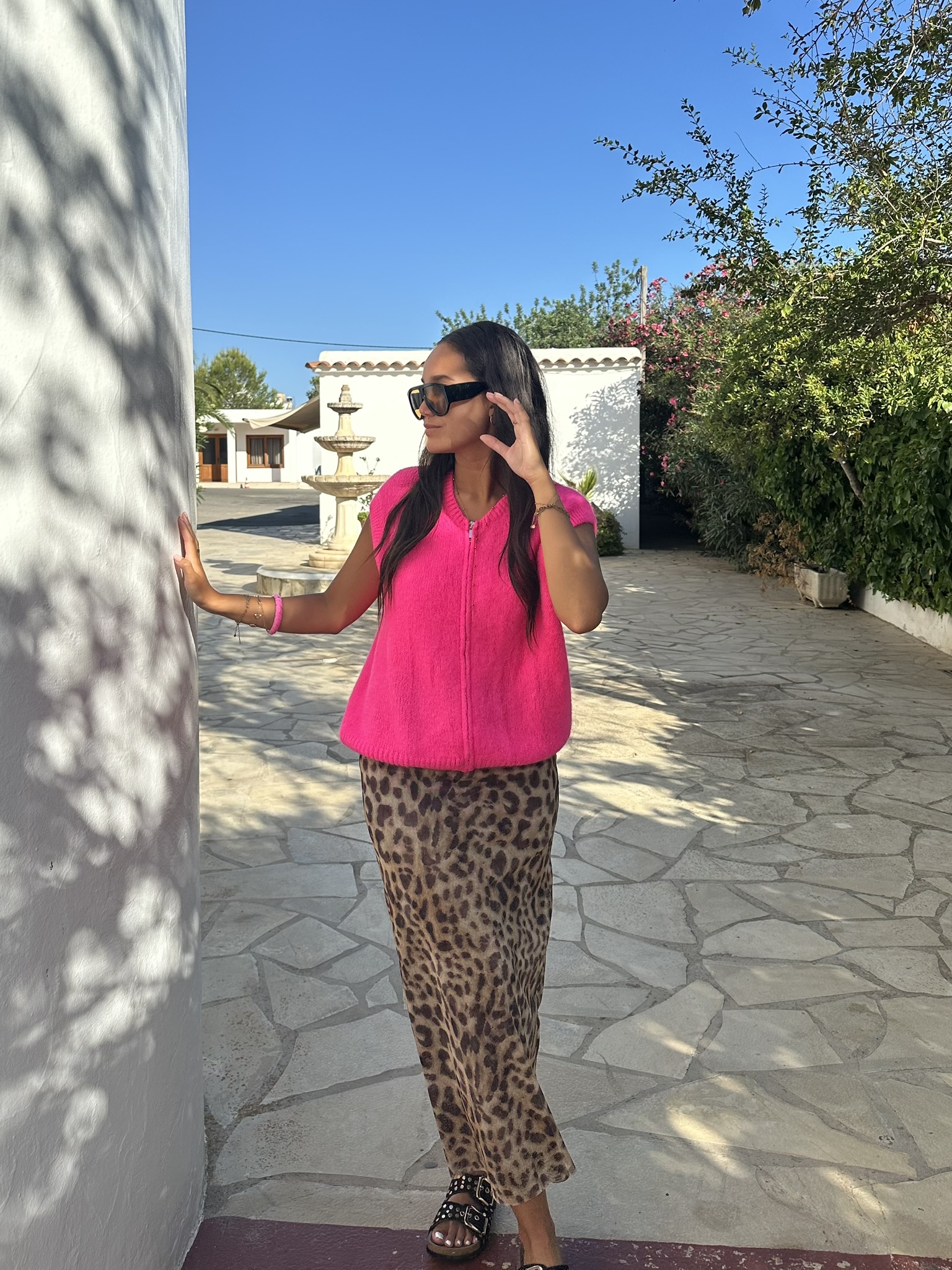 ELLE GILET FUCHSIA