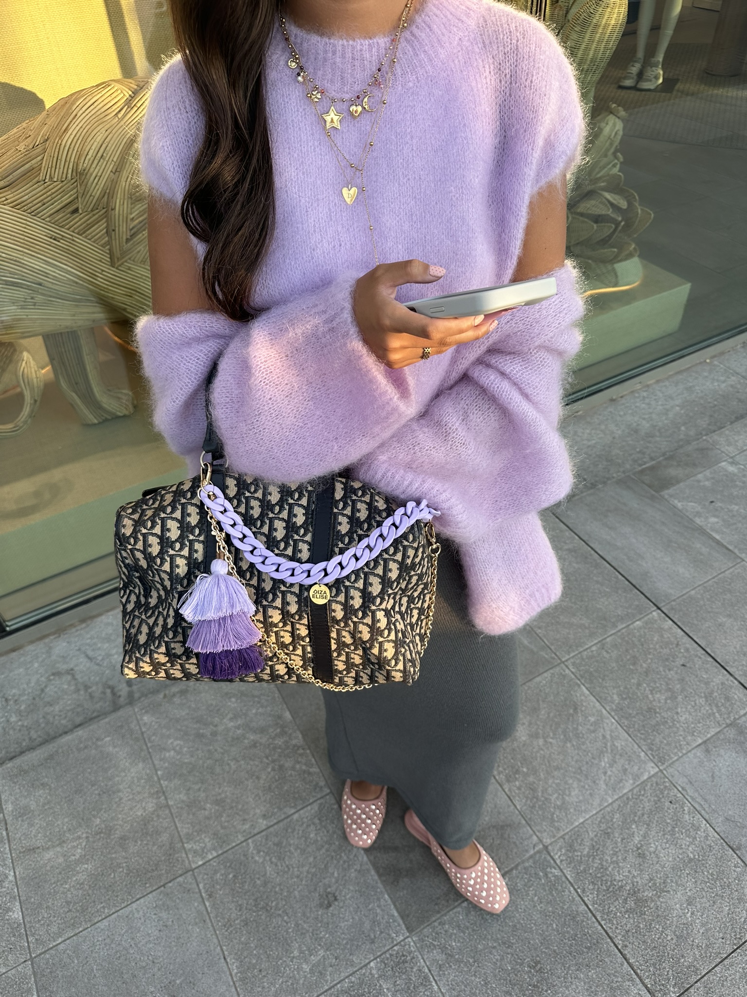LOU LOU GILET LILAC