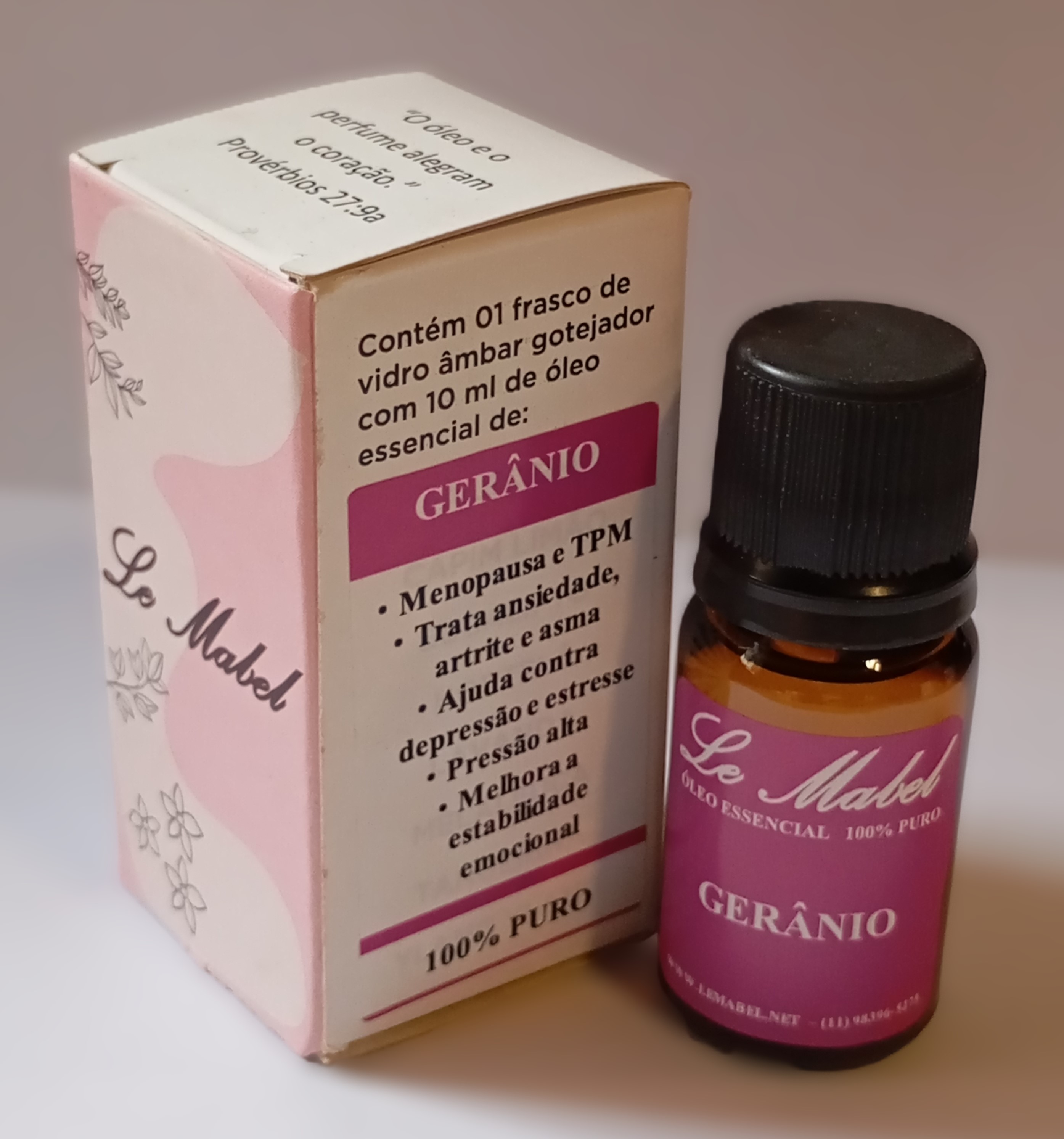 Óleo Essencial de Gerânio