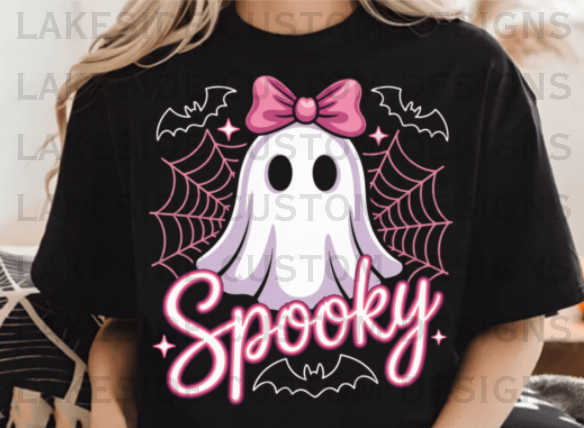 Spooky Ghost Graphic T-Shirt