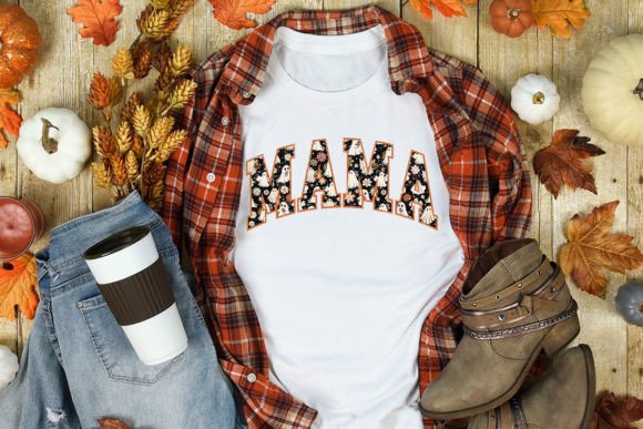 Halloween themed Mama T-Shirt
