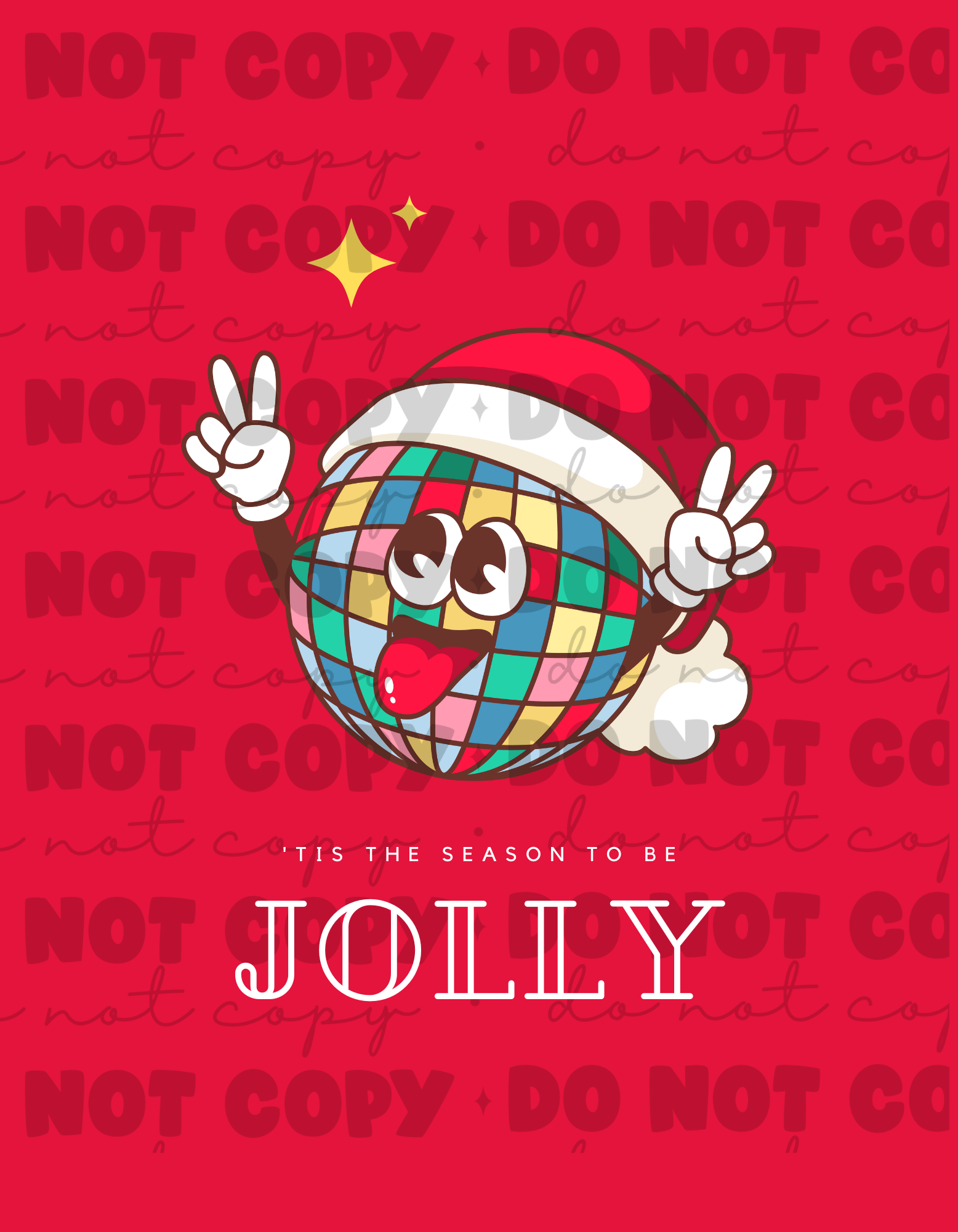 Jolly Disco DTF Transfer