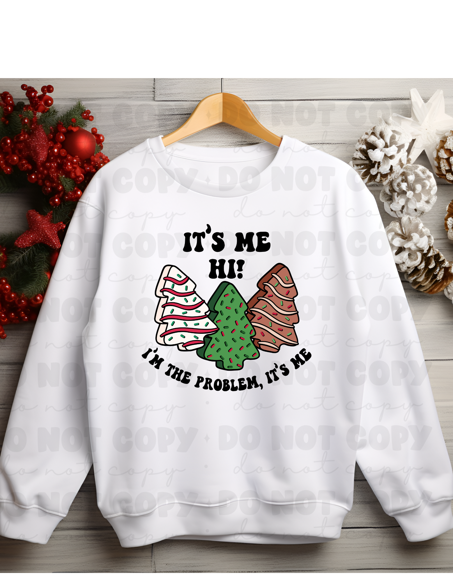 Festive Holiday Sweatshirt-It's Me