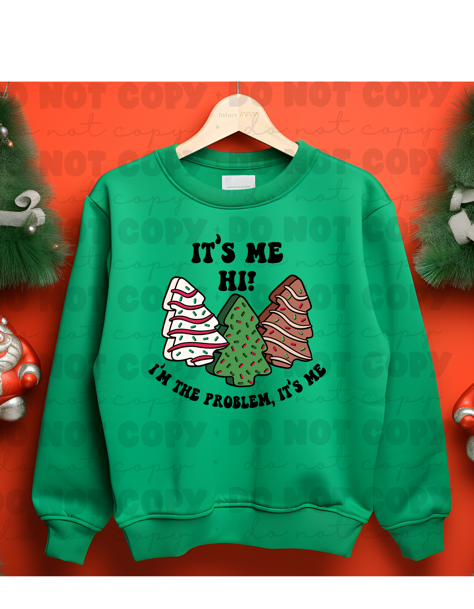 Festive Holiday Sweatshirt-It's Me