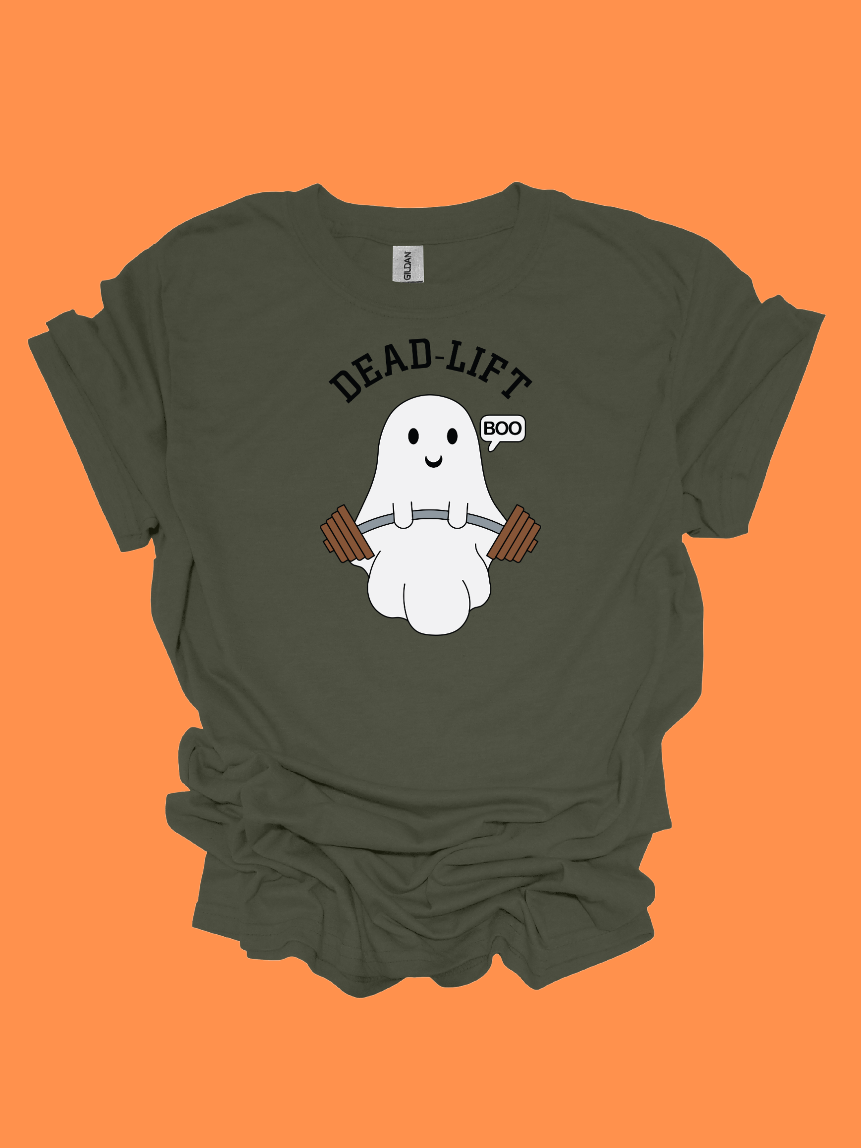 Dead-Lift Ghost Shirt (T-Shirt, Long Sleeve, Crewneck)