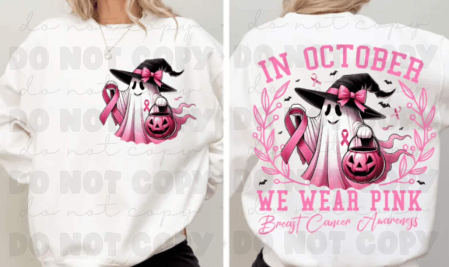 Breast Cancer Awareness Halloween Sweatshirt