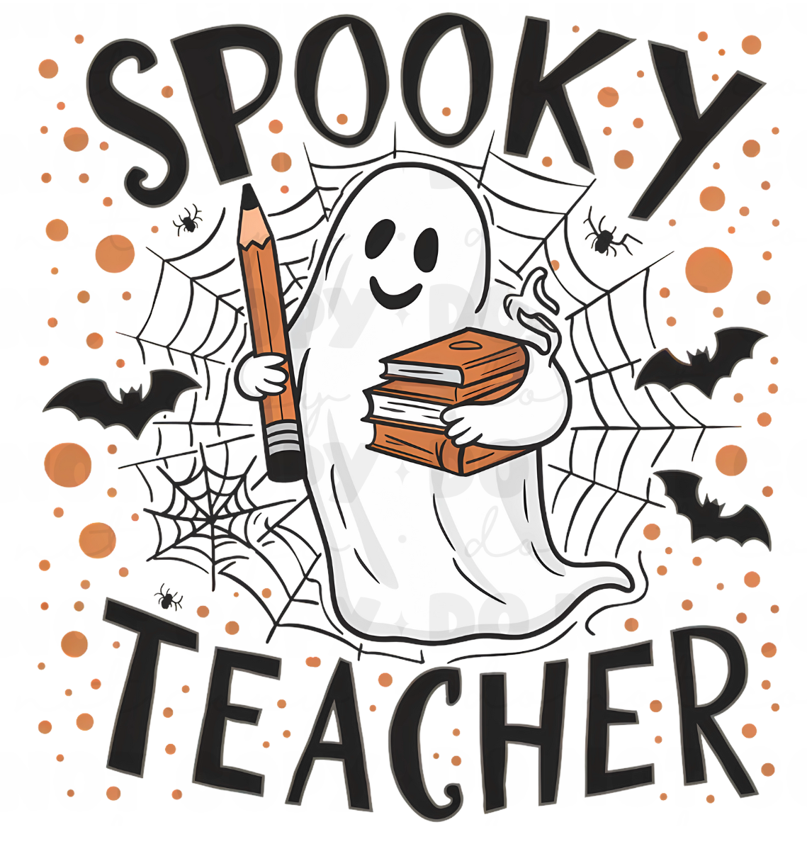 Spooky Teacher DTF Transfer