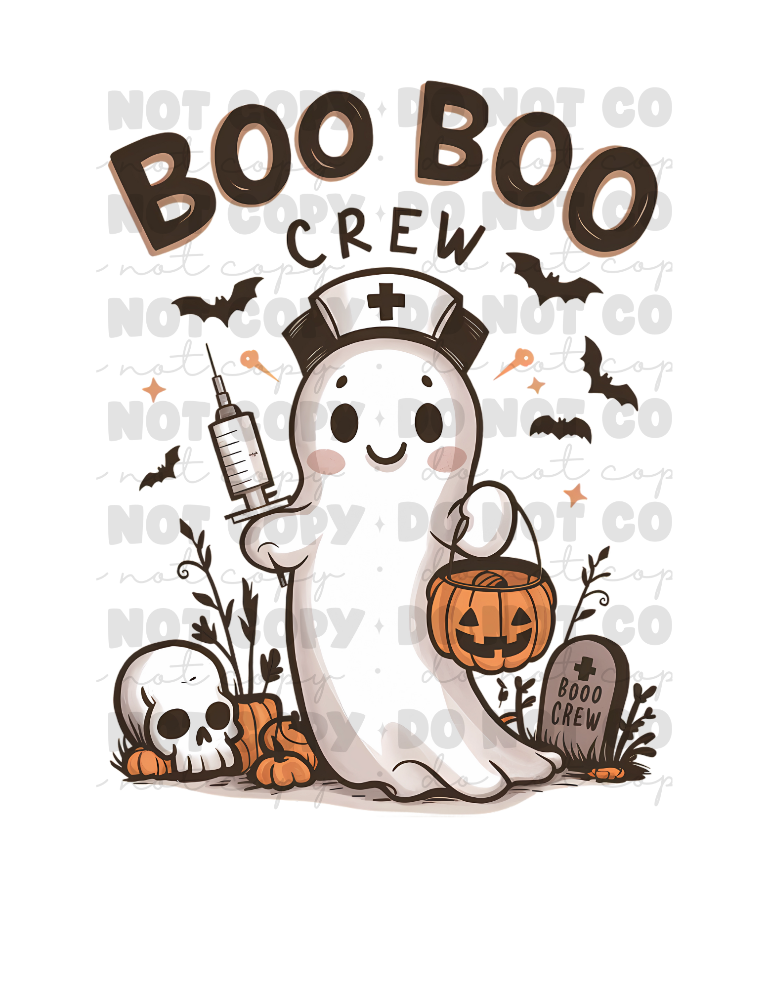 Boo Boo Cew Ghost DTF