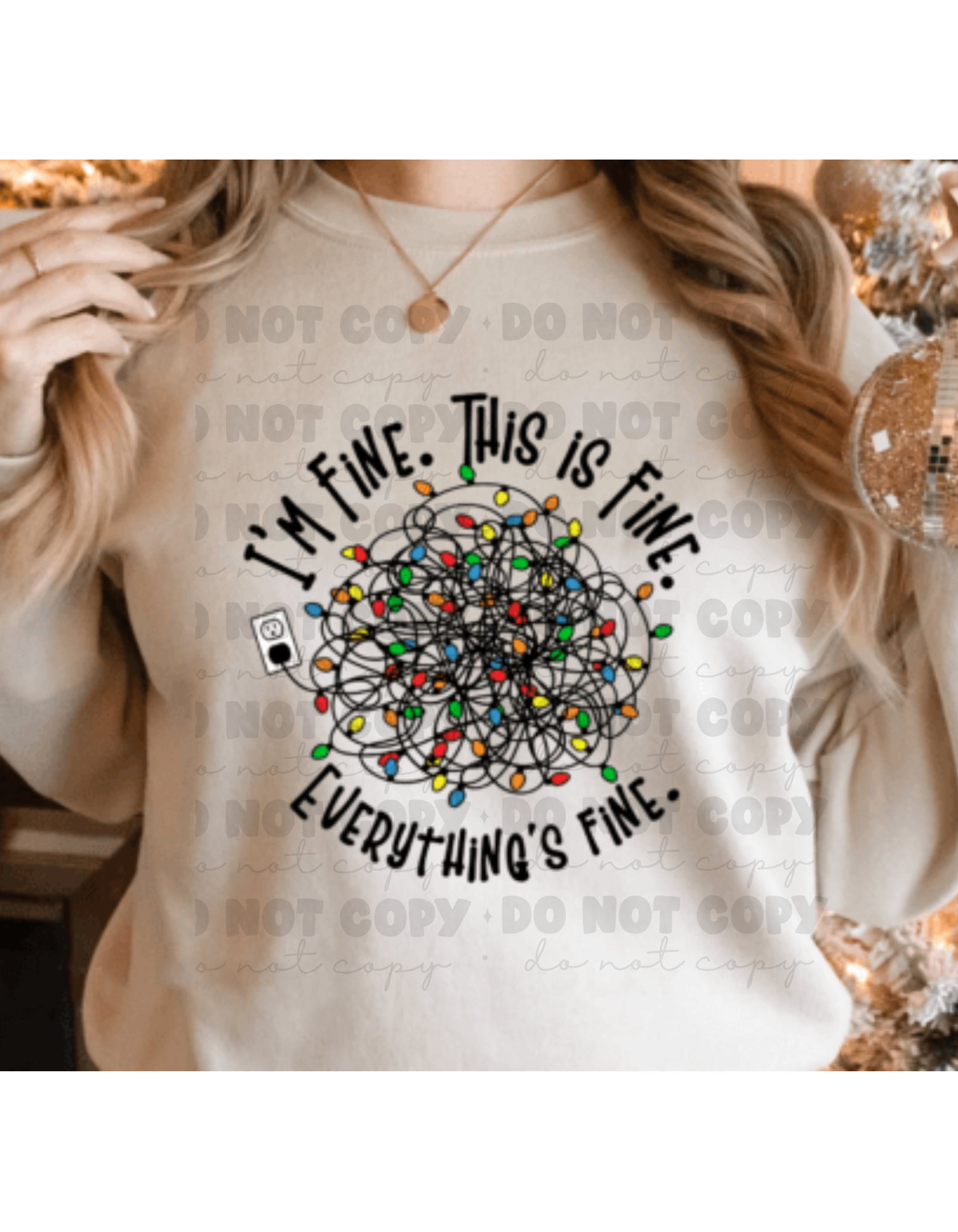 I'm Fine Sweater