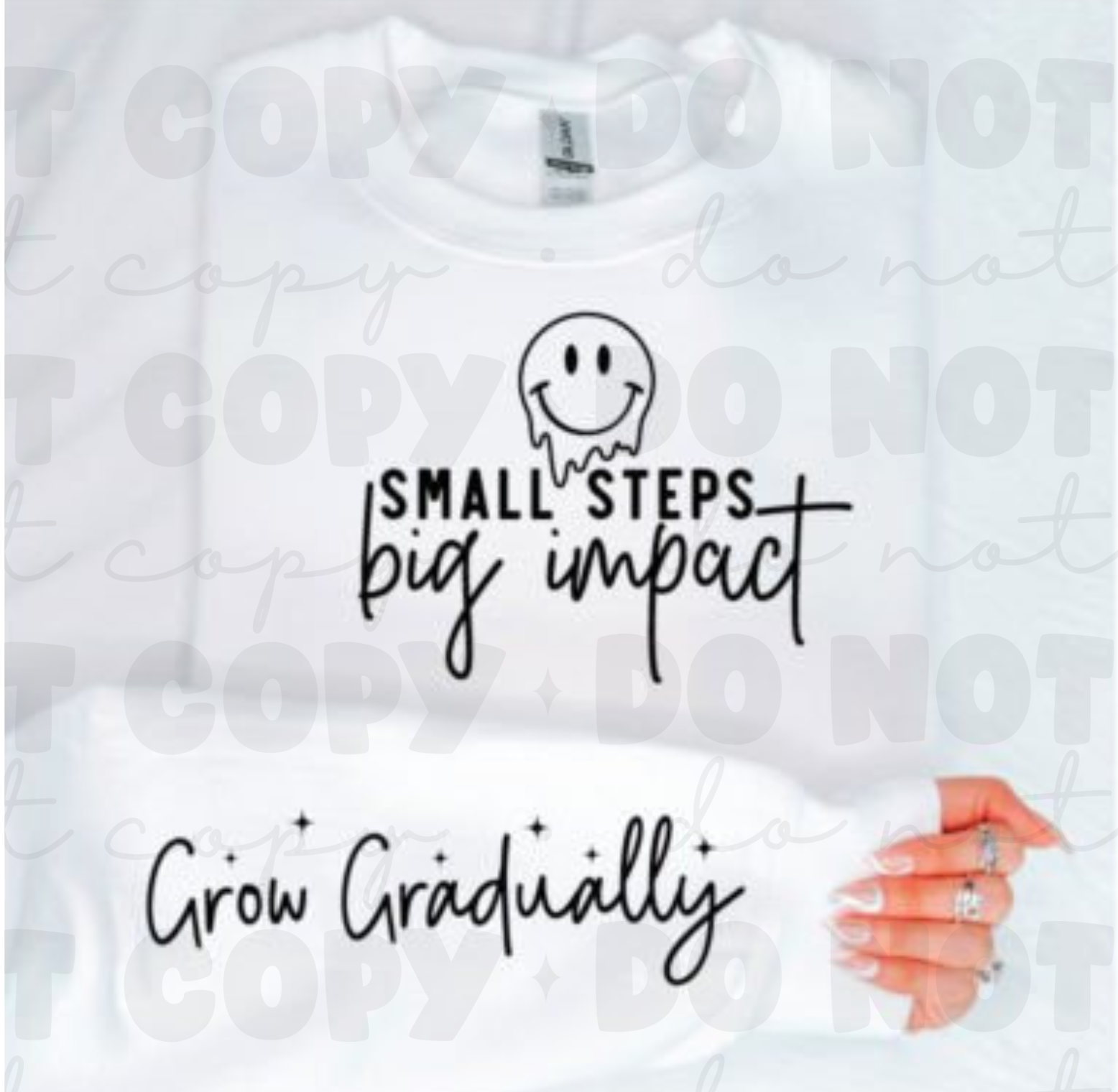 Inspirational White Sweatshirt