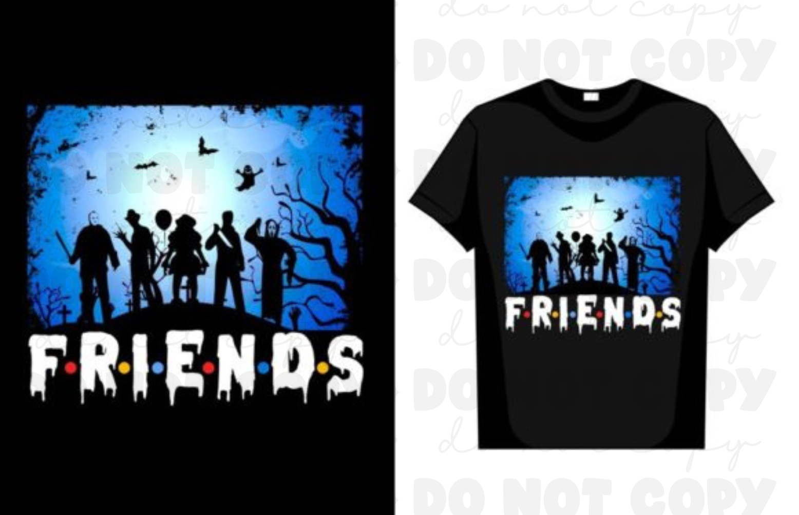 Friends-Themed Halloween T-Shirt