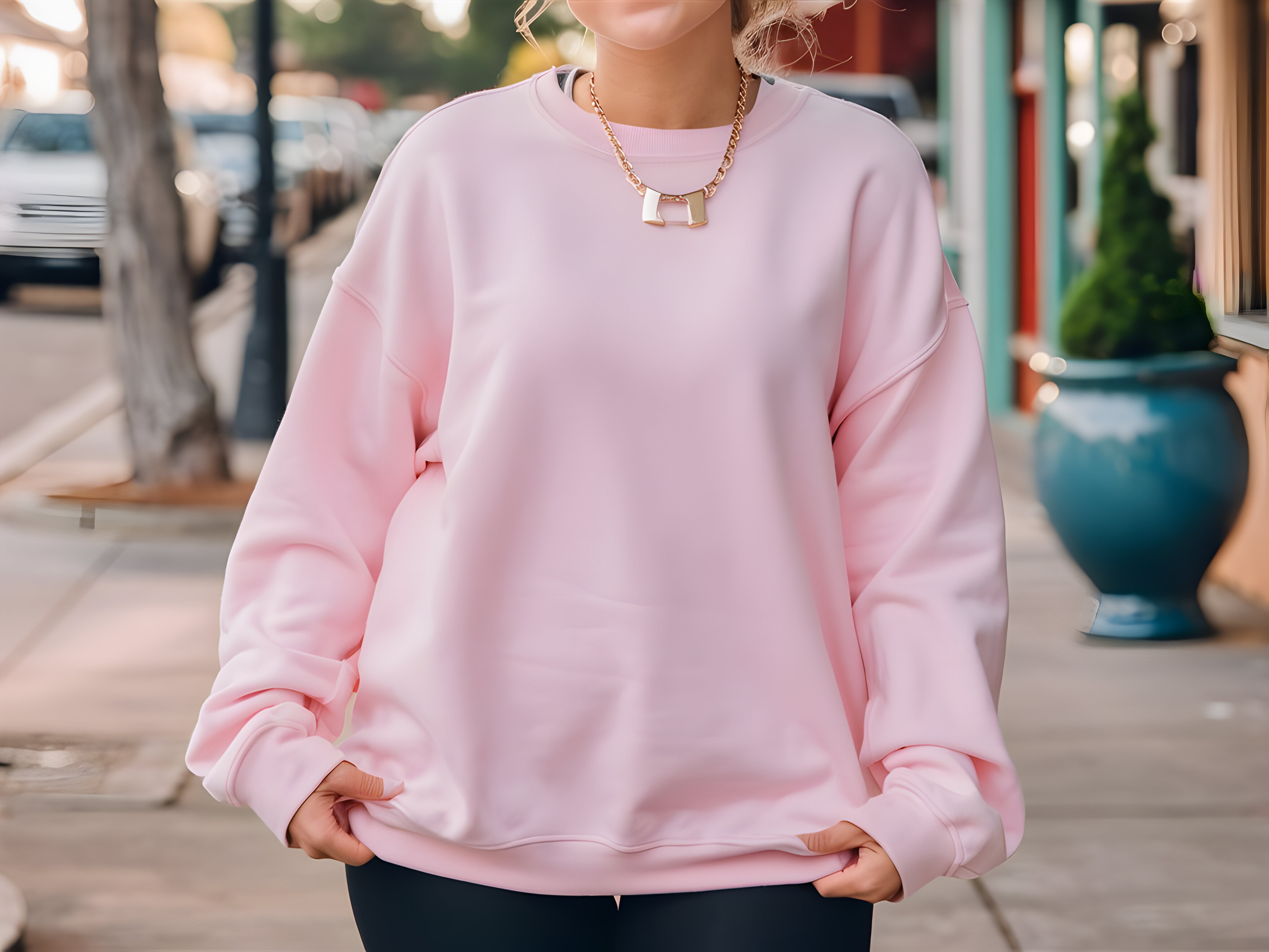 Functional Adult Graphic Sweater