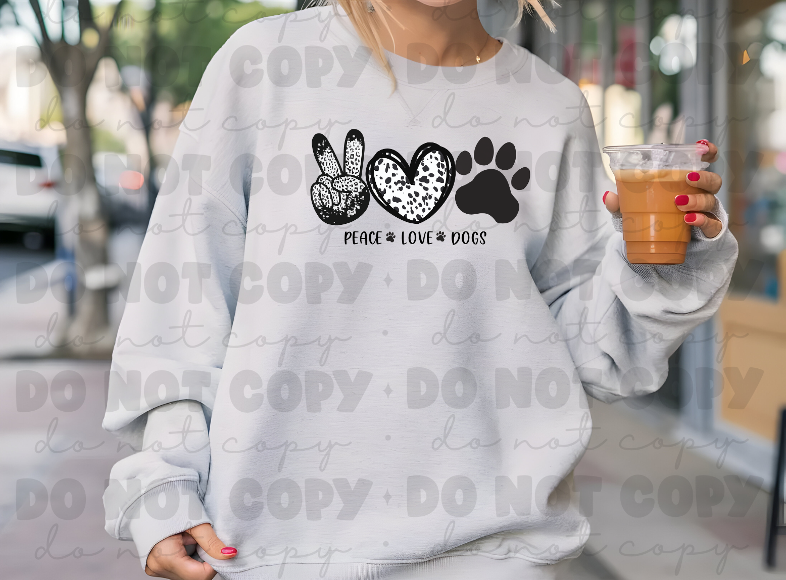 Peace Love Dogs Sweatshirt