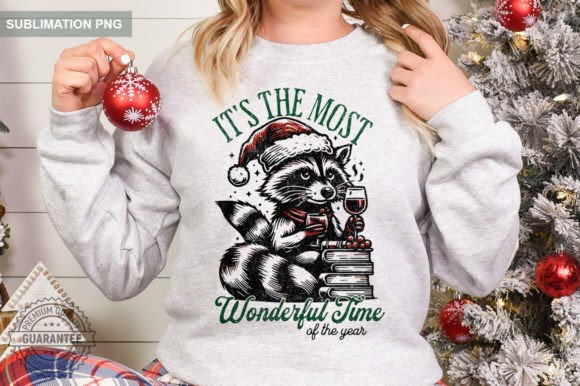 Holiday Racoon Sweatshirt