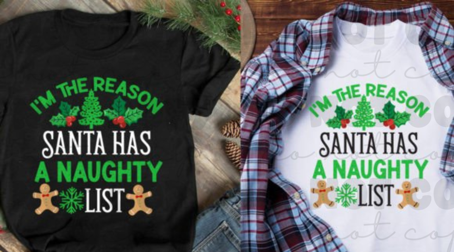 Santa's Naughty List T-Shirts