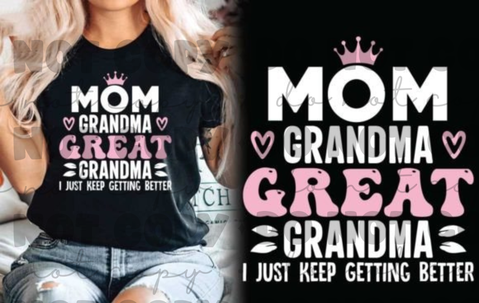 Mom Grandma Great Grandma T-shirt