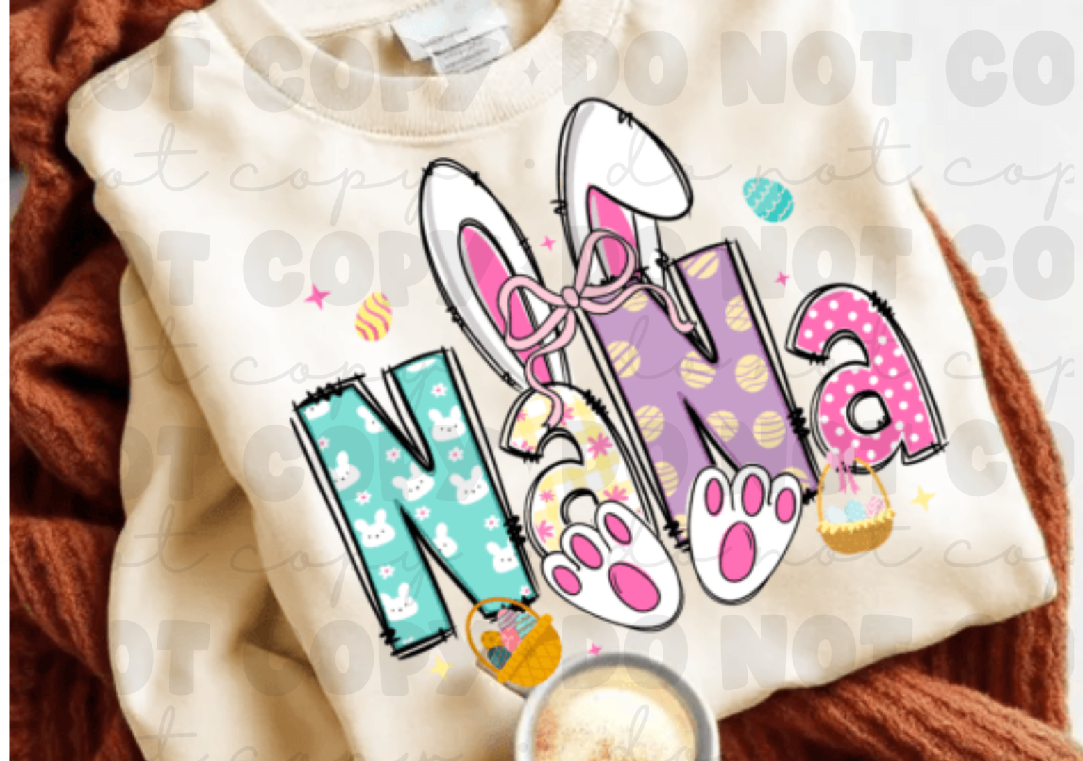 Nana Custom Easter Sweatshirt