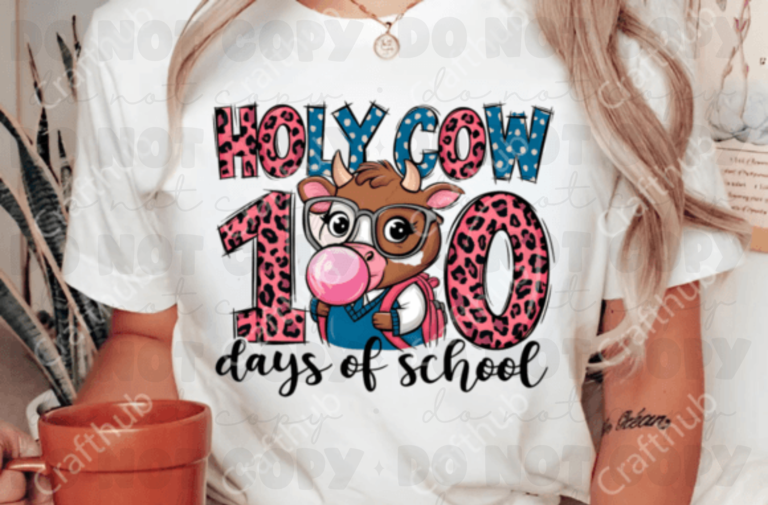 Holy Cow 100 Days of School T-Shirt