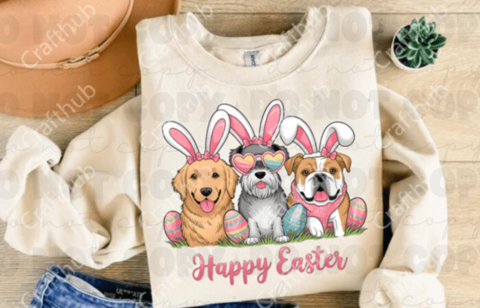 Happy Easter Dog Sweatshirt