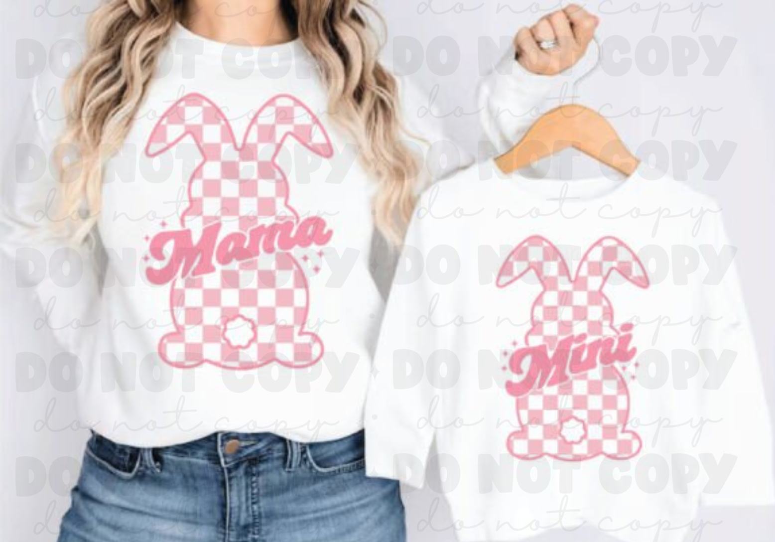 Matching Bunny Sweatshirts