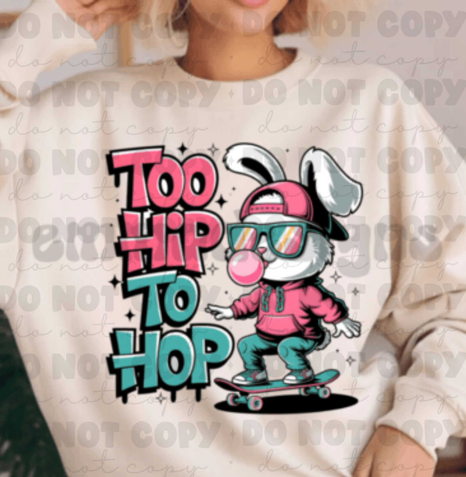 Graphic Bunny Sweatshirt