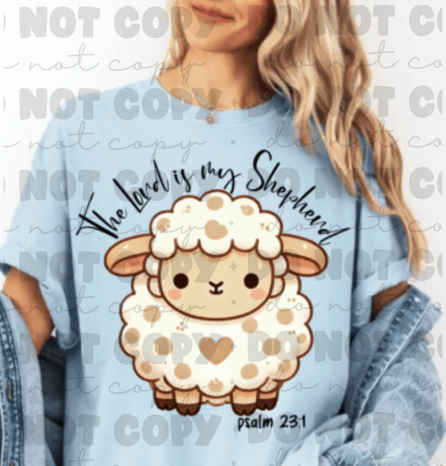 Cute Sheep Graphic T-shirt Or Crewneck