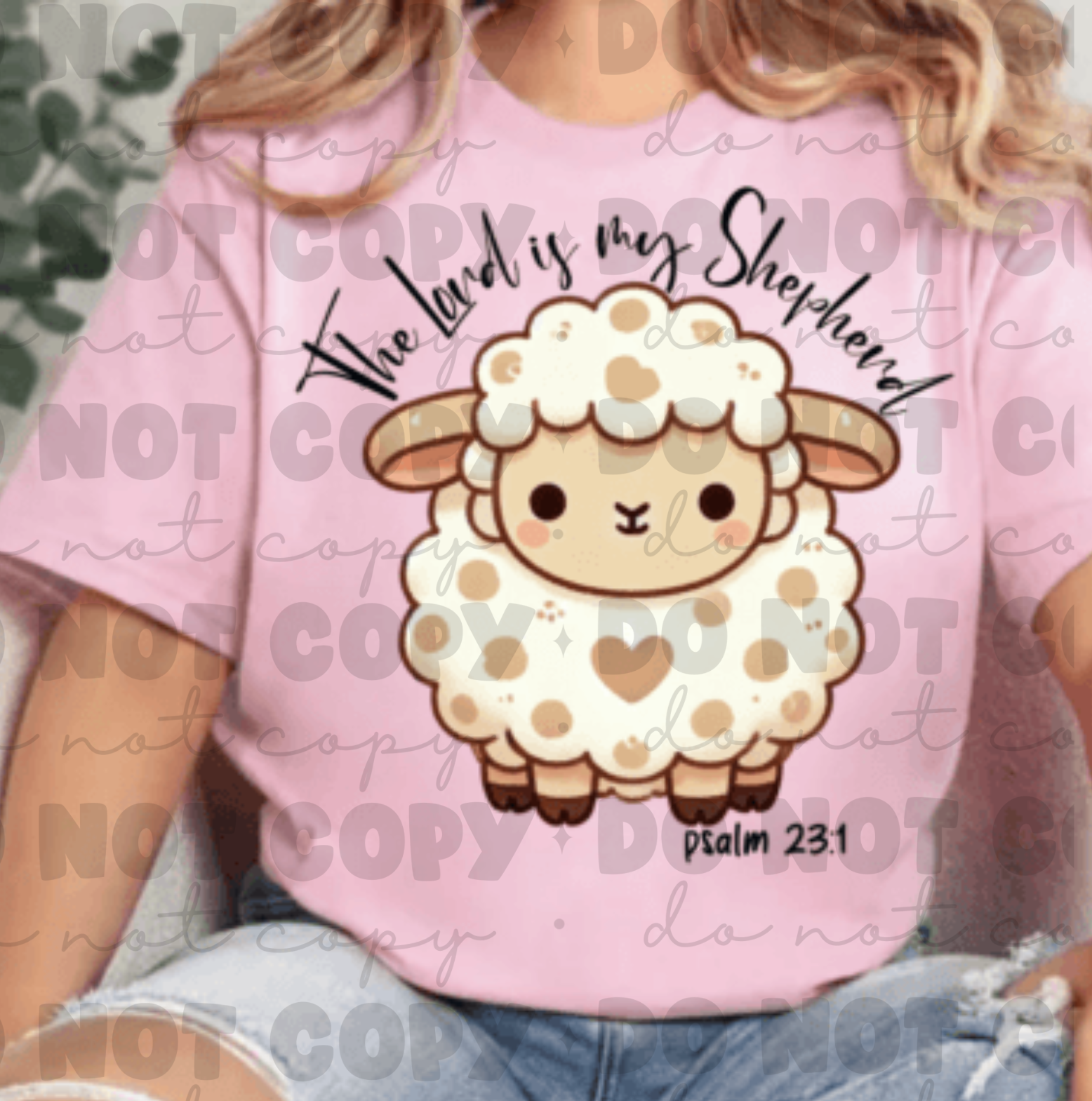 Cute Sheep Graphic T-shirt Or Crewneck