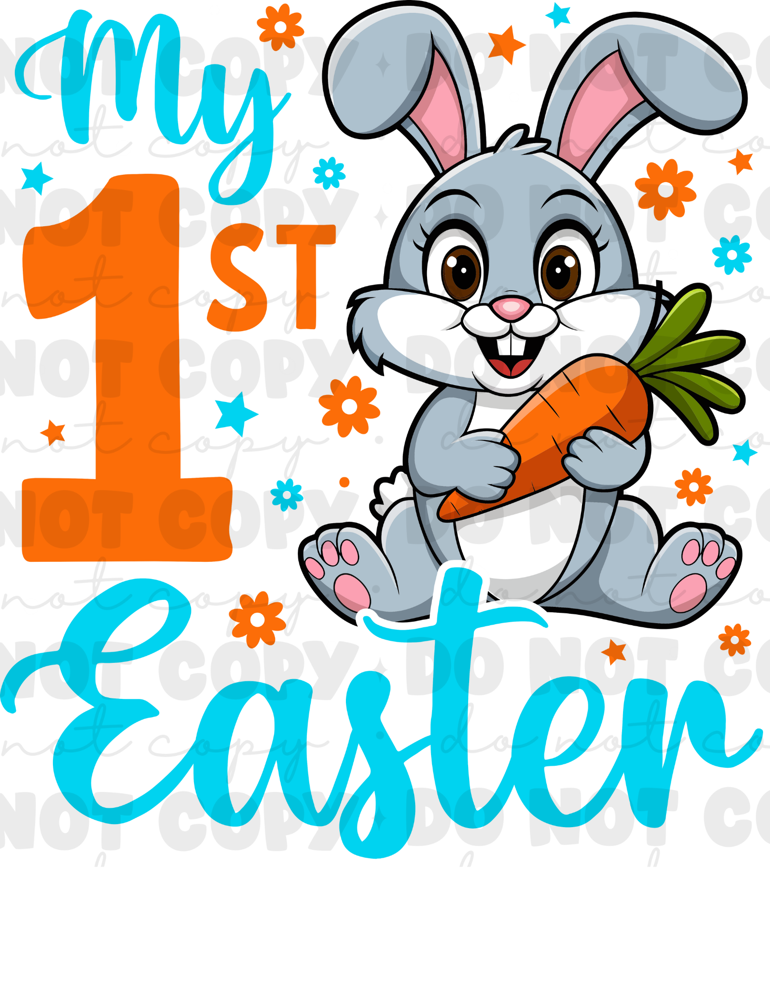My 1st Easter DTF Transfer