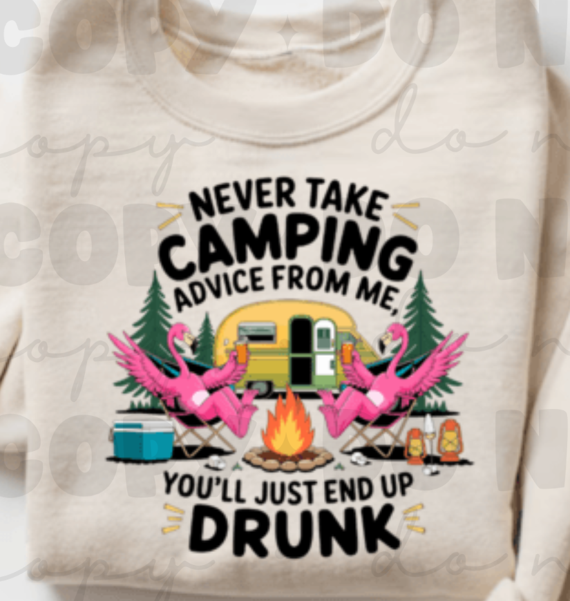 Camping Advice Sweatshirt