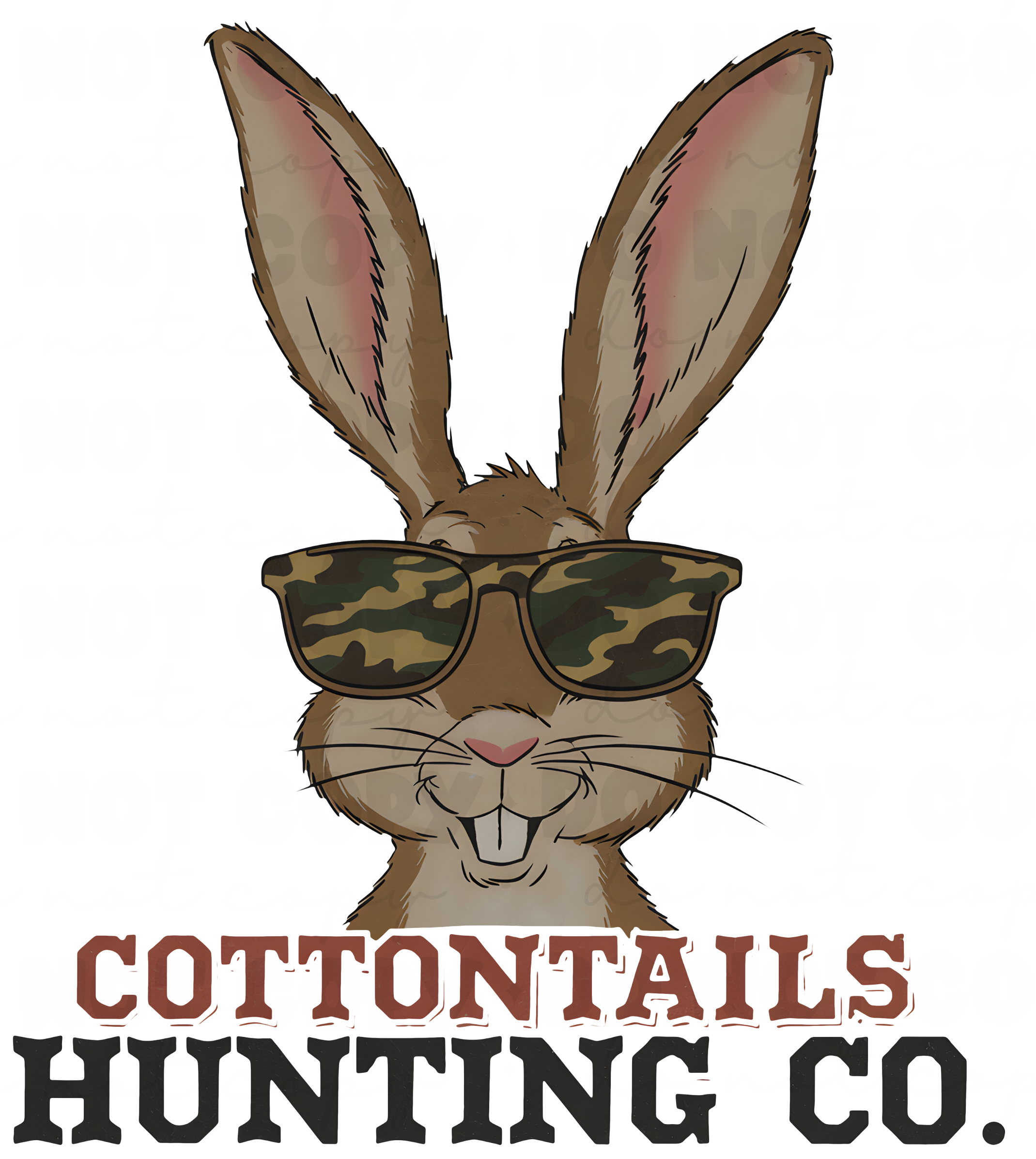 Cottontails Hunting Co. DTF Transfer