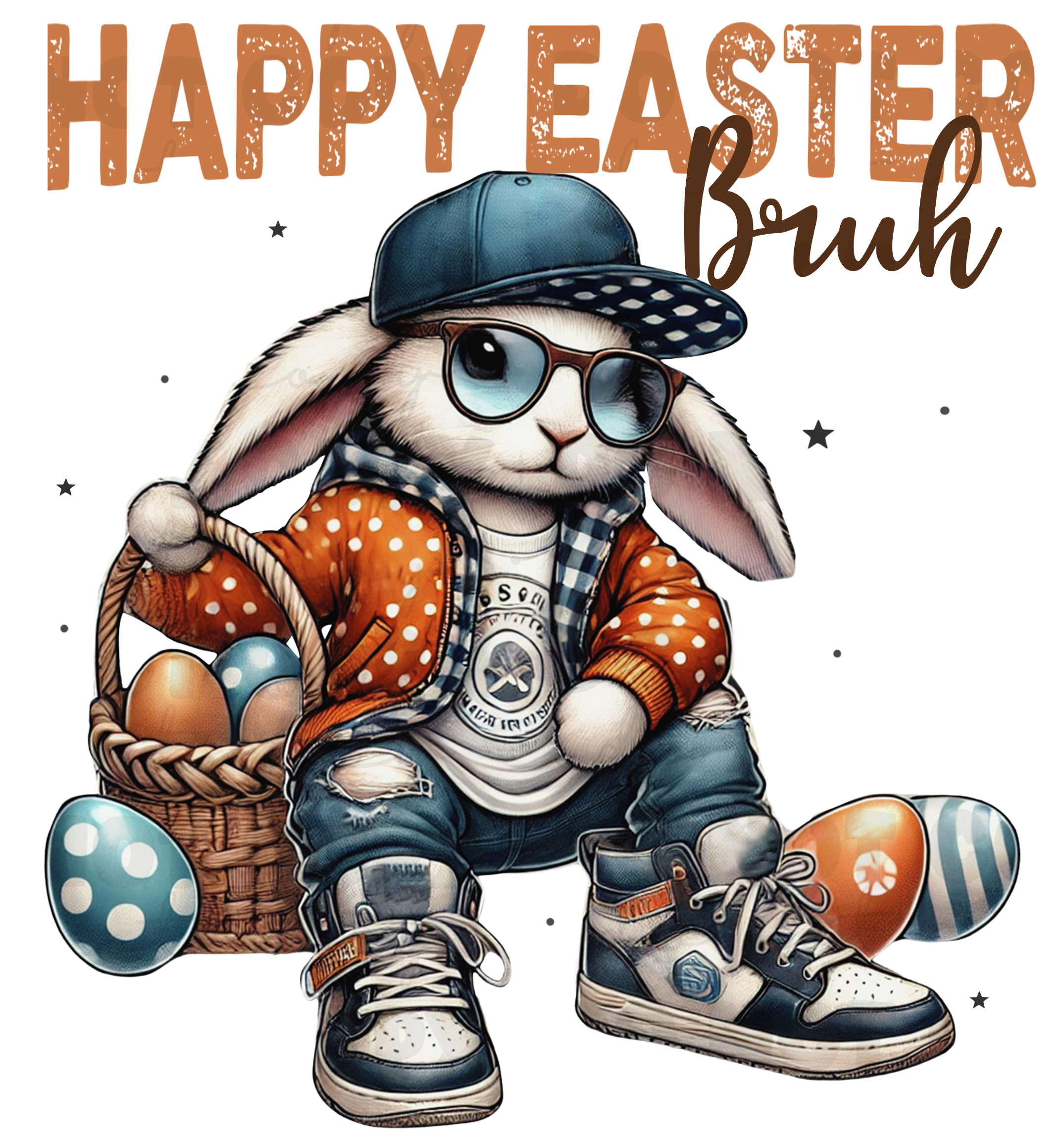 Cool Easter Bunny Poster