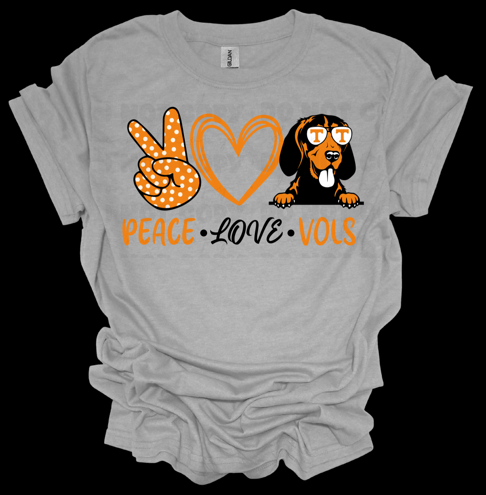 Peace Love Vols Graphic T-Shirt