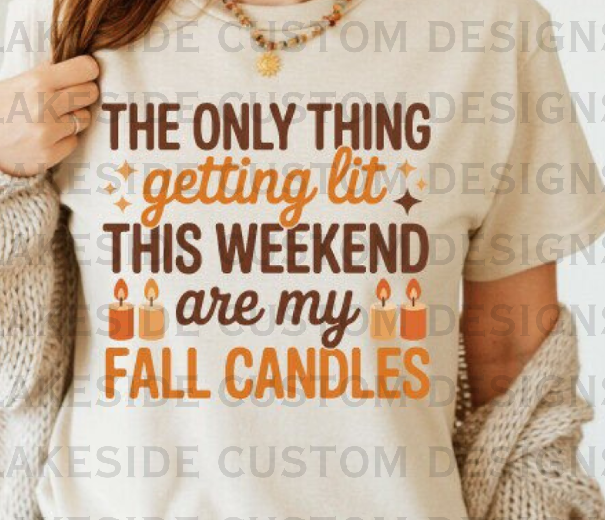 Fall Candles Graphic Tee