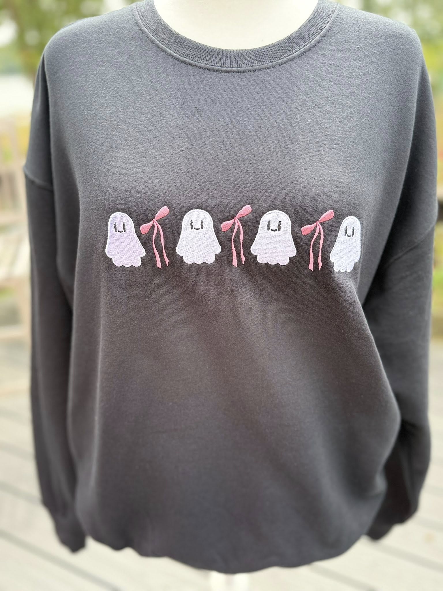 Ghost Embroidered Sweatshirt