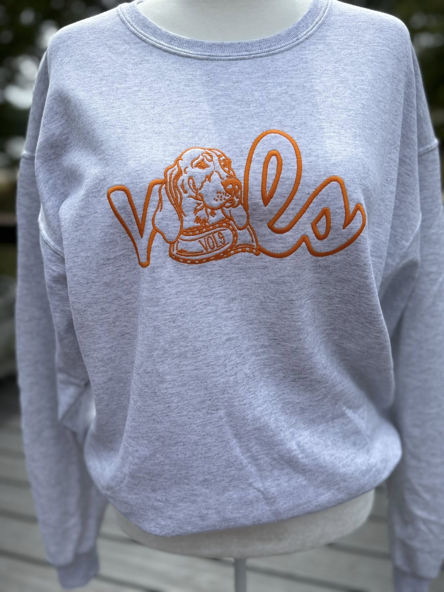 Tennessee Vols Embroidered Crewneck Sweatshirt
