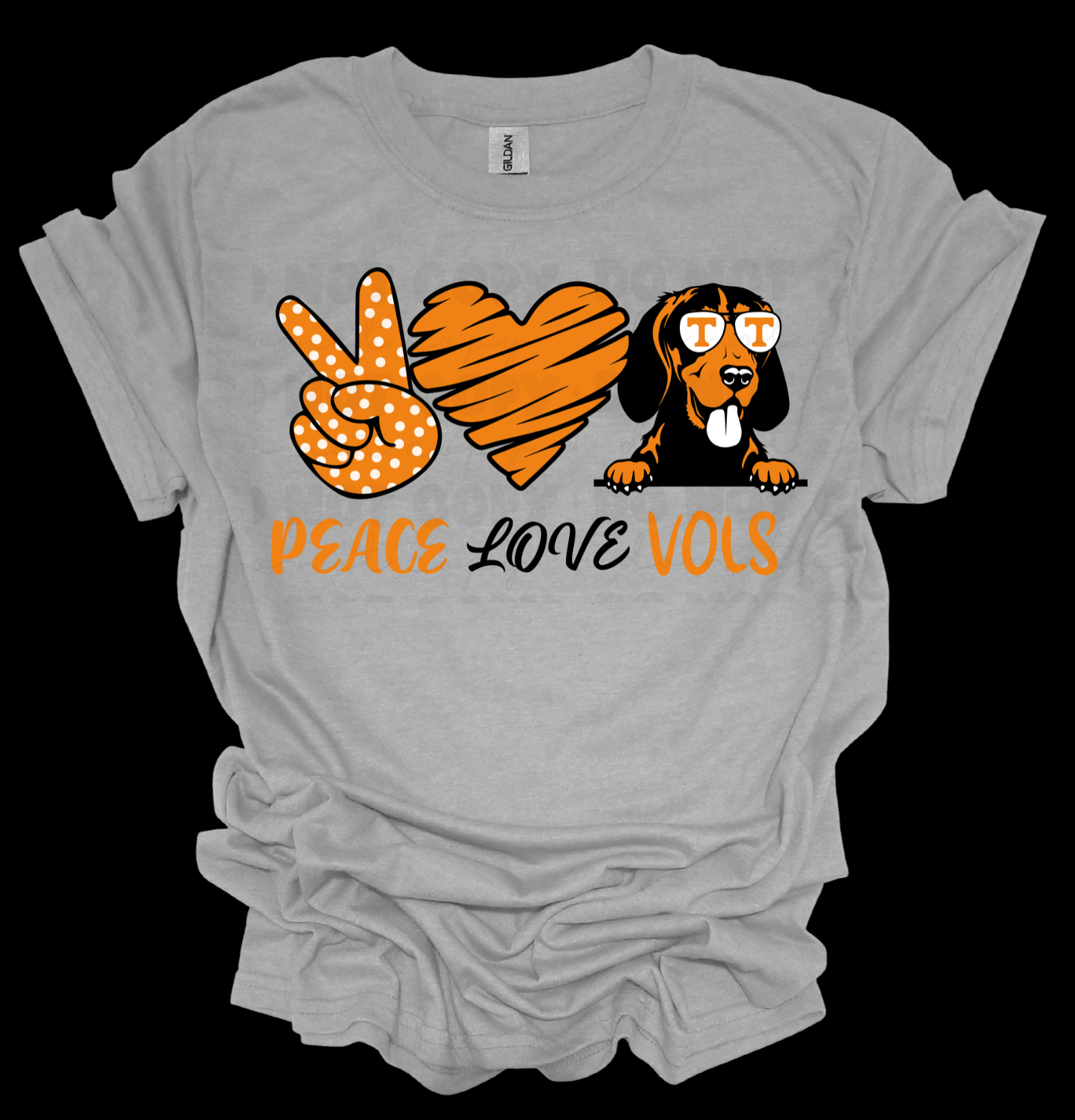 Peace Love Vols Graphic T-Shirt