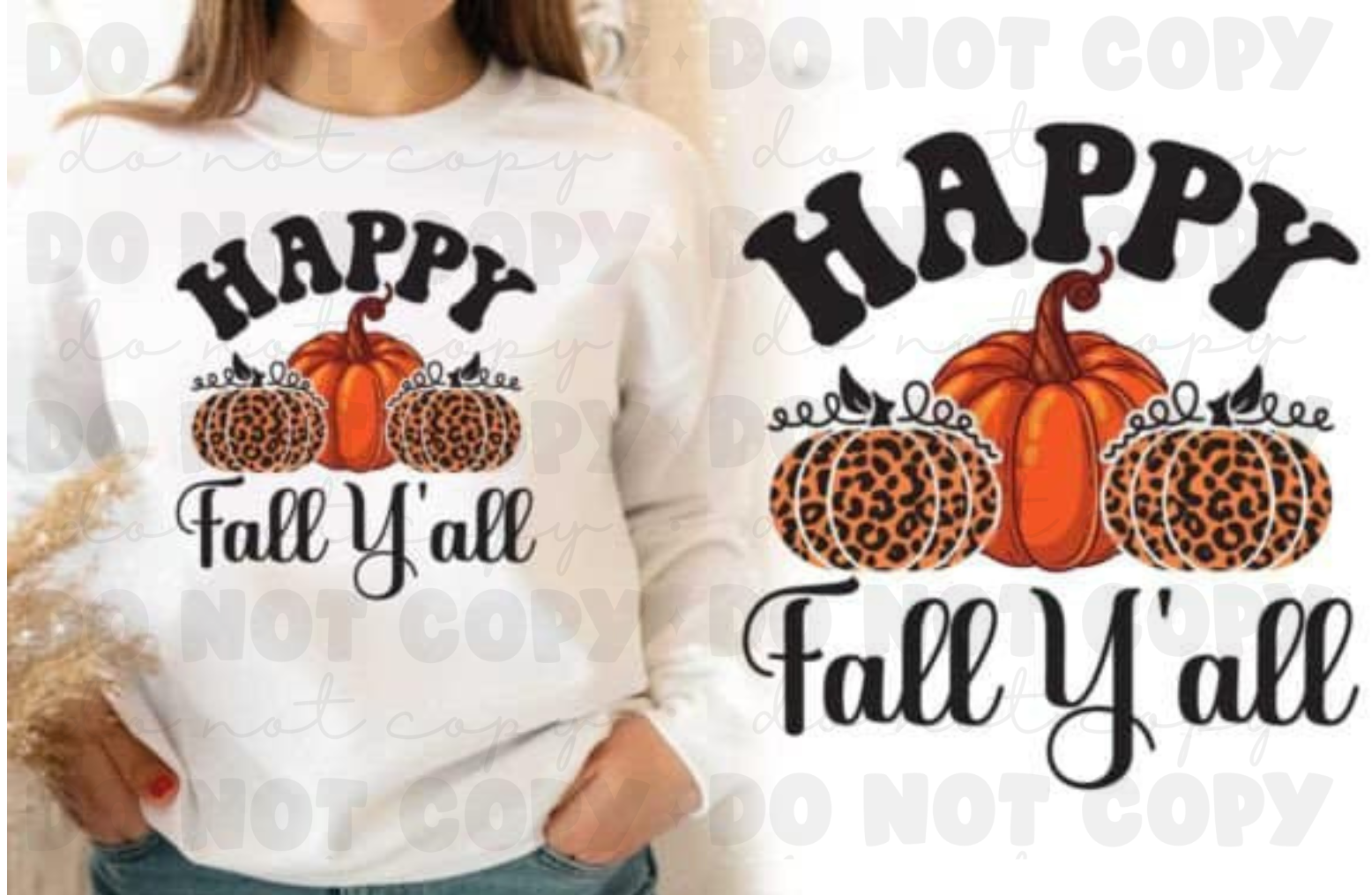 Happy Fall Y'all Sweatshirt