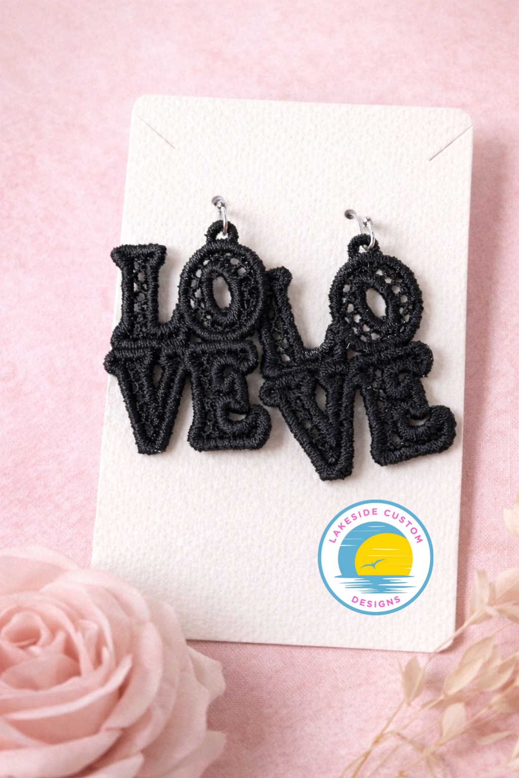 LOVE Statement Earrings