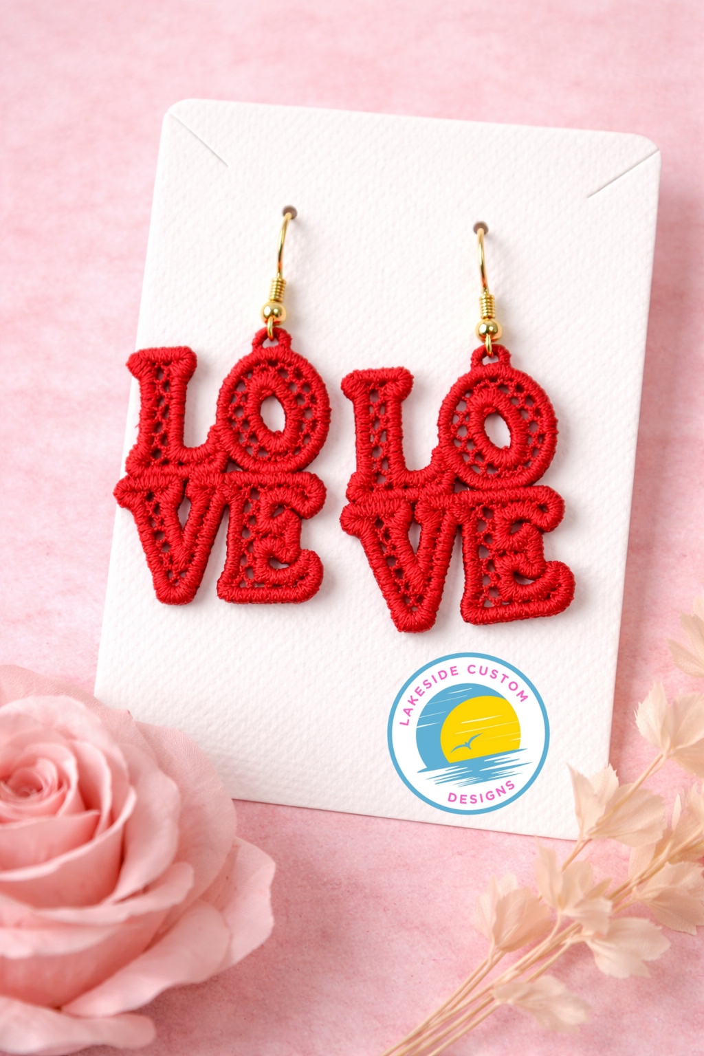 LOVE Statement Earrings