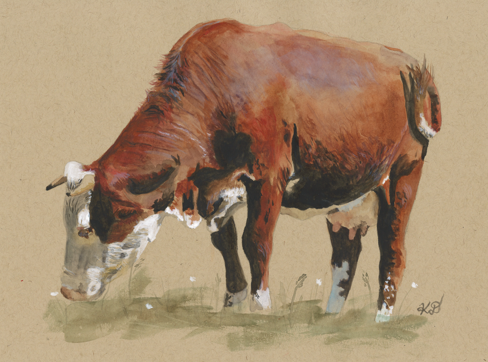 Abondance Cow - Original
