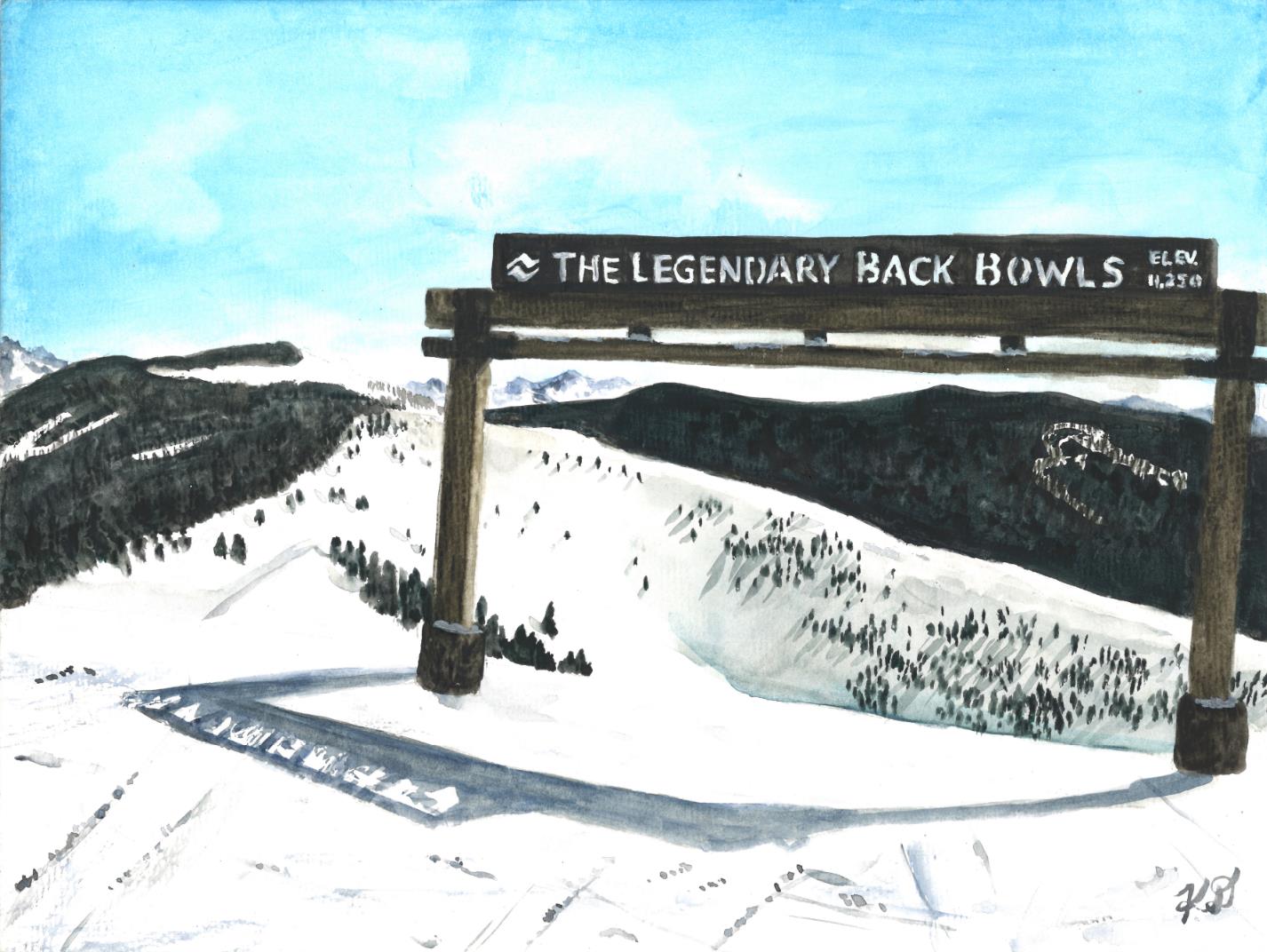 The Legendary Back Bowls - Print
