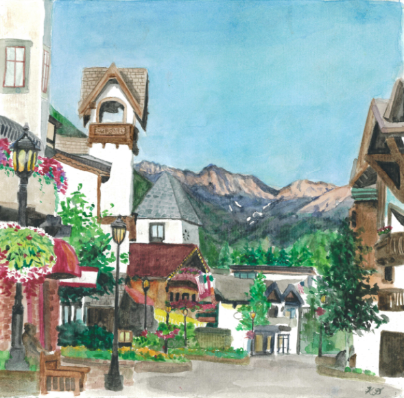 Summer Sunset - Vail Village